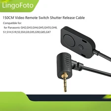 150CM Video Remote Switch Shutter Release Cable for Panasonic GH2 GH3 GH4 GH5