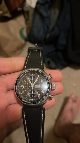 Oris Williams F1 TT3 Chronograph Carbon Fiber Dial Watch - Picture 9 of 14