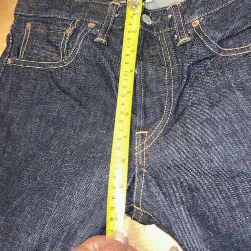 RRL LOW STRAIGHT INDIGO ONCE WASH SELVEDGE DENIM JEANS double rl Japan woven new - Picture 12 of 13