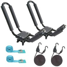 A01 Kayak Roof Rack for SUV Car Top Roof Mount Carrier J Cross Bar Canoe Boat...