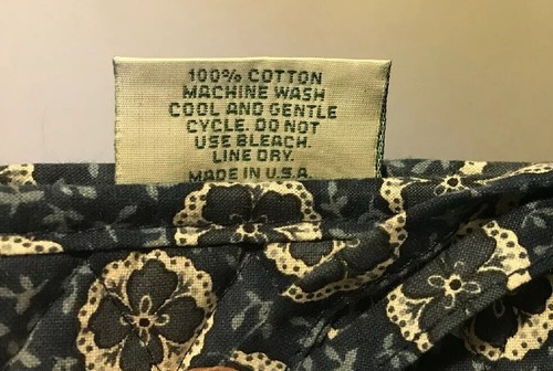 Vera Bradley Vintage Retired Rare Indigo Blue Curling Iron Cover - Picture 7 of 7