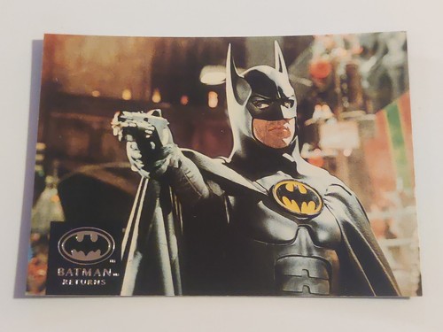 1992 BATMAN RETURNS Topps Stadium Club #63 Michael Keaton  - Picture 1 of 2