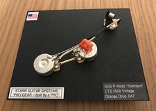 Fender P- Bass Harness Upgrade System! CTS, Switchcraft, & Orange Drop Cap!