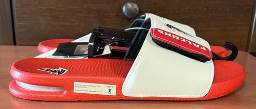 NEW FOCO Atlanta Falcons Men's Officially Licensed Sandals Size S (7-8) - Picture 8 of 9