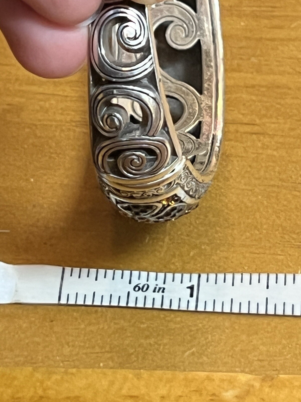 Brighton Rhinestone Leopard Pattern Wide Hinged B… - image 22