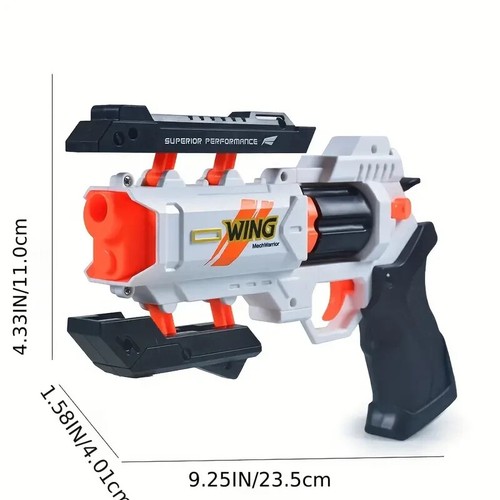 toy soft foam dart gun pistol revolver shot gun Launcher Rifle Birthday gift - Picture 41 of 242