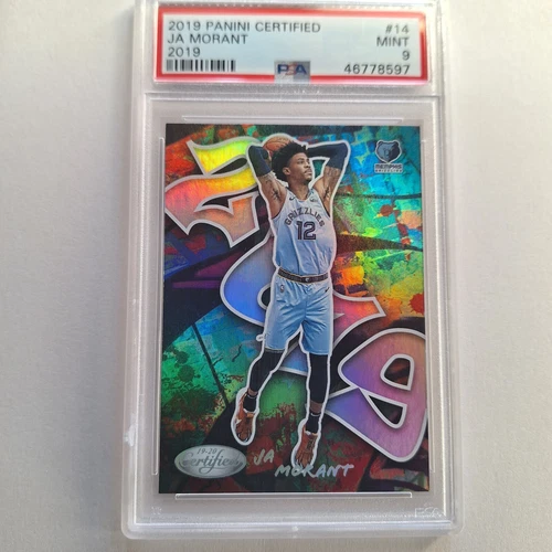 2019-20 JA MORANT Panini Certified Graffiti Rookie #14 PSA 9