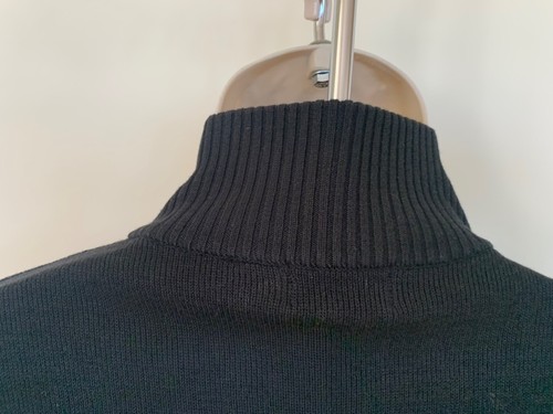 Cárdigan Suéter Chaqueta Top Claiborne Calce Moderno Para Hombres Tejido Negro Cremallera Completa Talla XL - Imagen 10 de 22