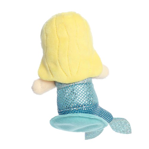 Aurora - Shoulderkins - 5" Aquamarine Mermaid Adorable Stuffed Animal - Picture 5 of 6