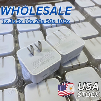 LOT For iPhone 14 13 12 11 XR 8 35W Fast Charger Block Dual Type C Power Adapter