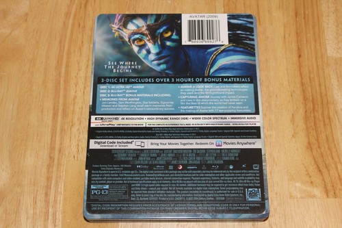 Avatar Steelbook (4K UHD/Blu-ray, 2023) Best Buy - Picture 2 of 14