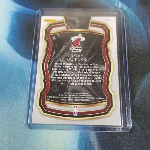 2020-21 Panini Select Jimmy Butler Select Company Red Flash Prizm #11 Heat NM/M - Picture 2 of 2