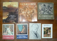 Lotto 7 libri arte Emilia Romagna[Faenza,Parma,ORSI,CORREGGIO,CARRACCI,BOLDINI