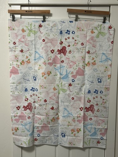 RARE Loralie Harris TOSSED SKIRTS Panel Fabric Cotton APRONS Quilt 35" x 43" B23 - Picture 13 of 14