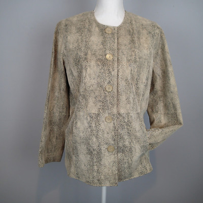 Laura Ashley Jacket Size m leather coat blazer r5