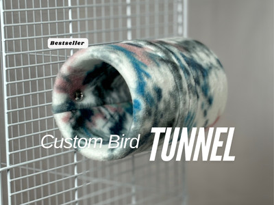 Bird Hut Parrot Tent Cozy Tunnel  Bird Bed for Conure Lovebird Cockatiel Caique