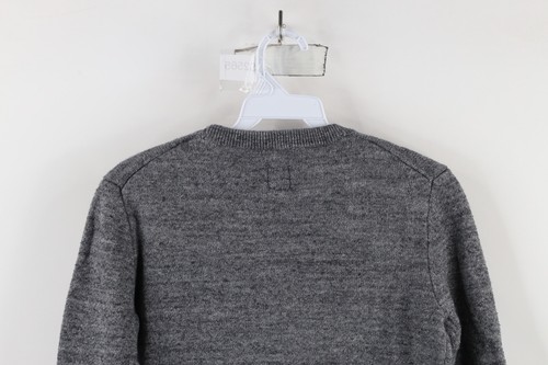 Vintage Gap Boys Medium All Over Print Snowboard Mountain Knit Crewneck Sweater - Picture 13 of 14