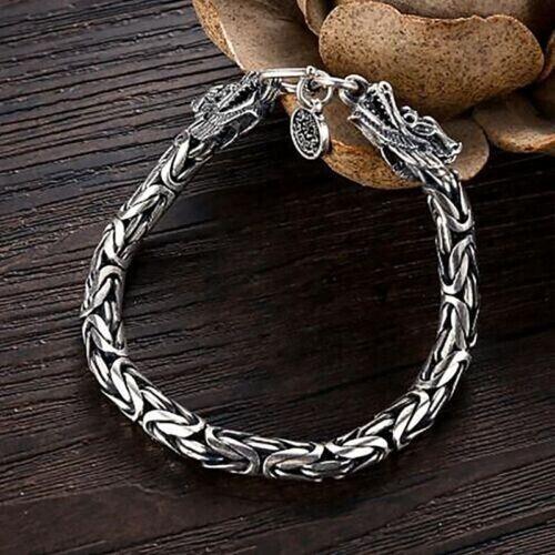 Brazalete Brazalete Vintage Plata de Ley 925 Único Elegante Moda Joyería - Imagen 5 de 12