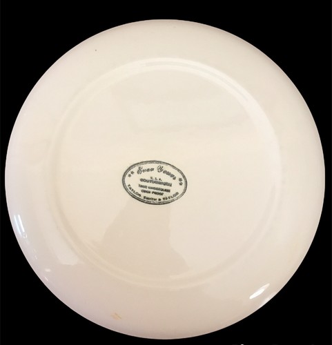 VTG Boutonniere Blue approx 10" Dinner Plate Ever Yours Taylor Smith &Taylor MCM - Picture 3 of 8