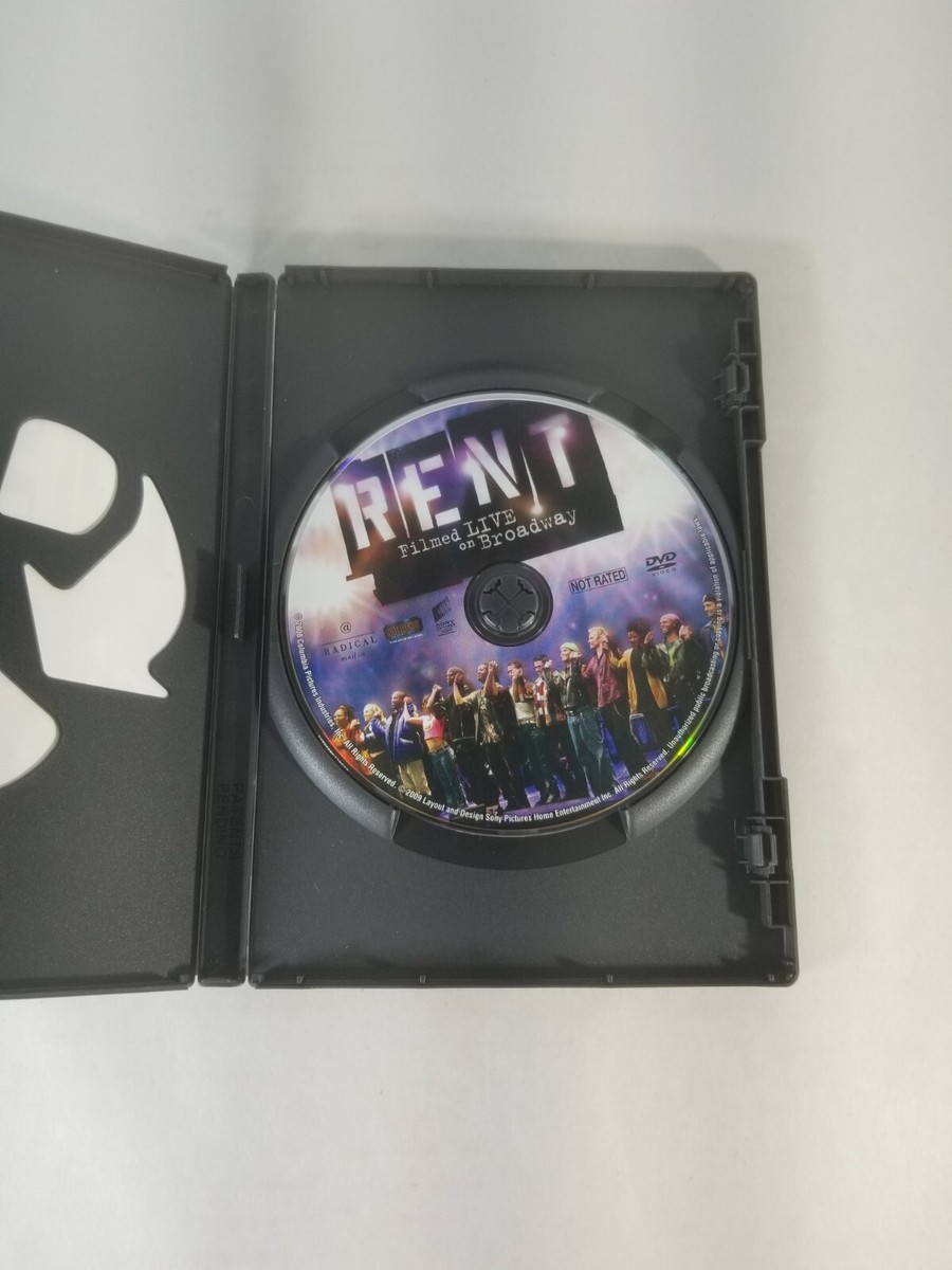 Rent: Filmed Live on Broadway (DVD, 2008) 43396297913| eBay