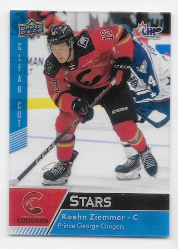22/23 UPPER DECK CHL CLEAR CUT PARALLEL Hockey (#301-400) U-Pick From List - Picture 6 of 24