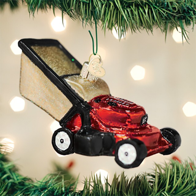 Lawn Mower Christmas Tree Ornament 