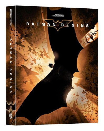 Batman Begins 4K Blu-ray Steelbook Manta Lab Exclusive ME#53 One Click Box Set - Picture 6 of 11