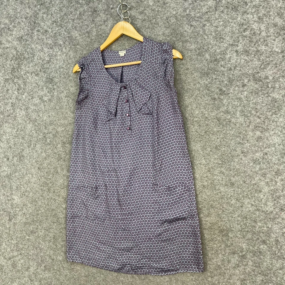 Vestido para mujer Heritage 1981 talla S pequeño azul sin mangas seda cambio 20930 Foto 3 de 4