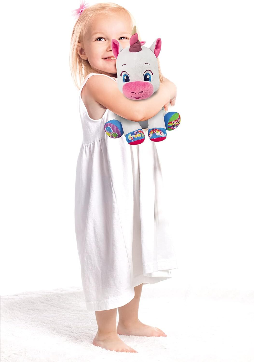 Licorne Clementoni doudou interactif et compagnon de nuit bébé - 4