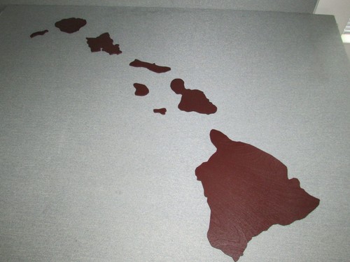 Hawaii Hawaiian Islands Koana Brown Wooden Wall Decor Art Laser Cut - Picture 2 of 7