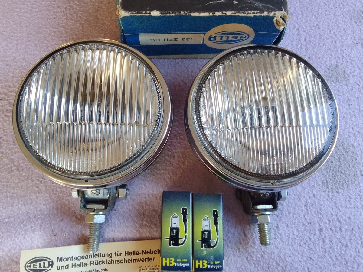 Hella chrome 118 fog light lamp porsche 911 356 Mercedes w113 w111