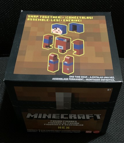 MINECRAFT FUSION FIGURES HEX SNAP TOGETHER FIGURE 8 INCHES FIGURE - Picture 3 of 4