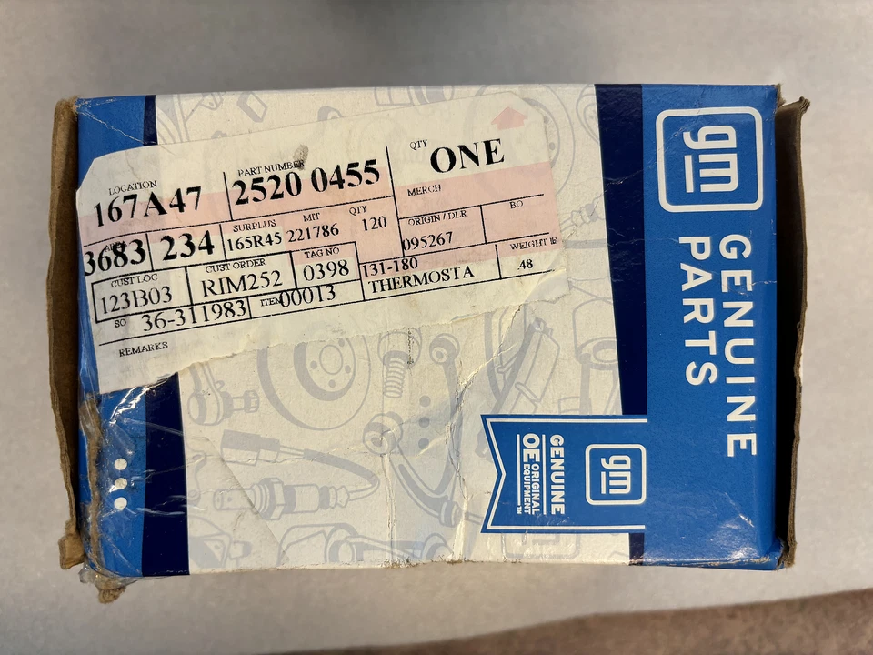 Gm 2520-0455 Thermostat Housing New In Box OEM - Image 2 of 4