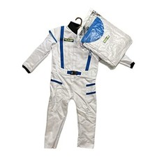 Halloween Space Astronaut Unisex Boy Girl Med 4-6 Costume Dress Up Cosplay NEW