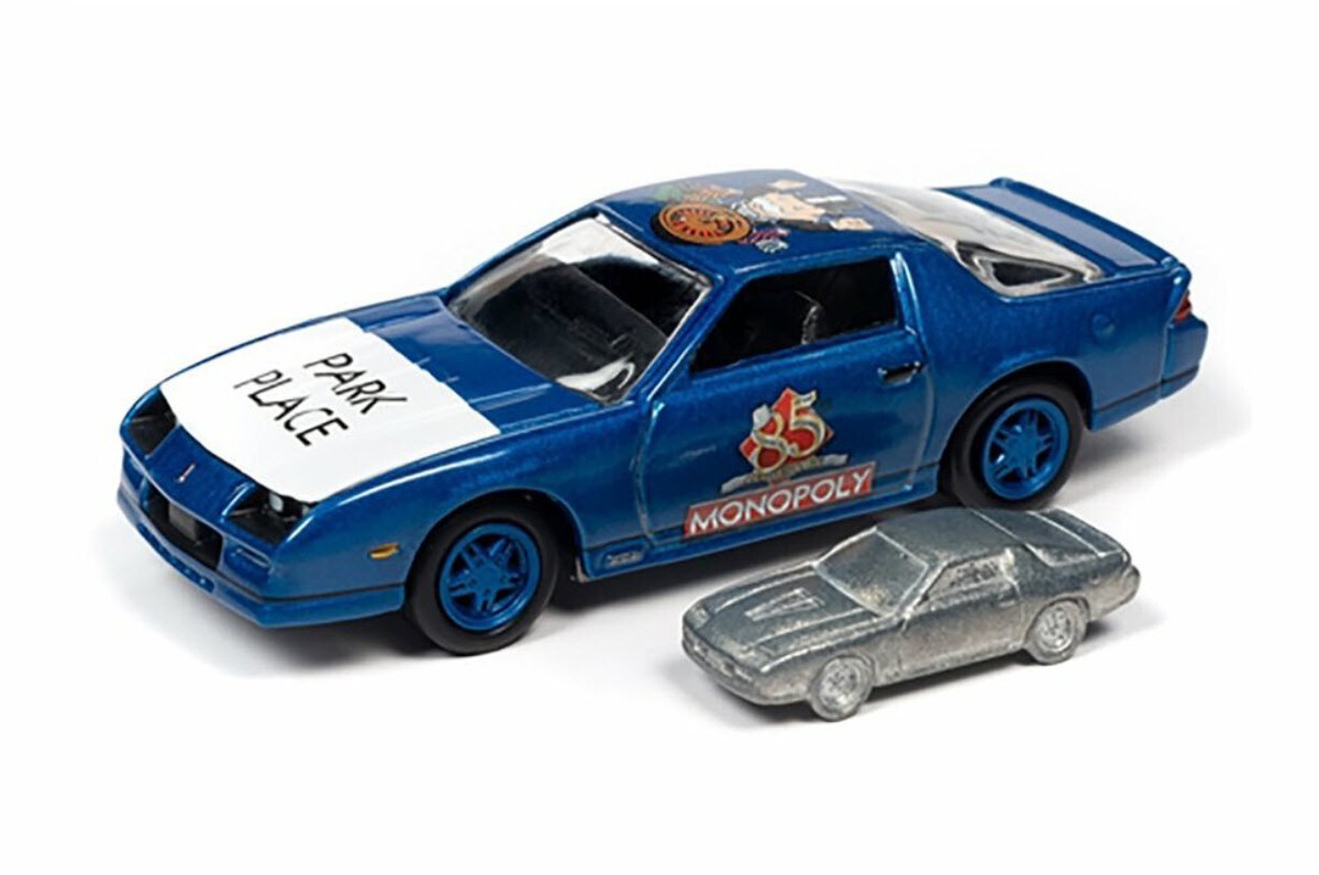 Johnny Lightning 85th Anniversary Monopoly 1985 Chevy CAMARO Z28 +