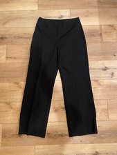 Joseph Ribkoff Classic Straight Pull On Black Stretch Wide Leg Pants Size 14