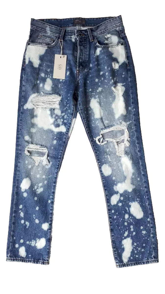 Bløde har hjul ZARA MAN Original Denim ZMDC Goods 1975 BLEACHED Destroyed DENIM Jeans ( 30  ) | eBay