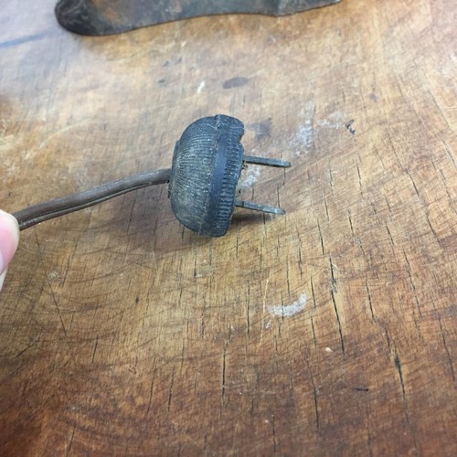 Vtg Mid Century Distressed Industrial Drafting Metal Table Desk Office Lamp Lite - Picture 8 of 10