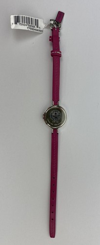 Orologio NOS Coach Scribbles cinturino rosa multicolore monogramma quadrante vintage raro Y2K - Foto 10 di 12