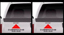Skynet Cyberdyne Systems Terminator Two Silver & Red Vinyl Decal Judgement Day