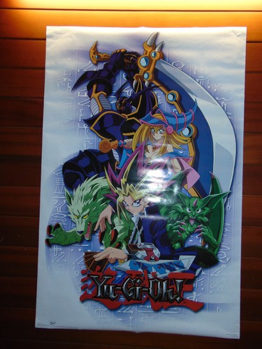 Vintage NOS Yu-Gi-Oh White 22" x 34" Poster #2719 Rare 1996 Trends New - Picture 8 of 9