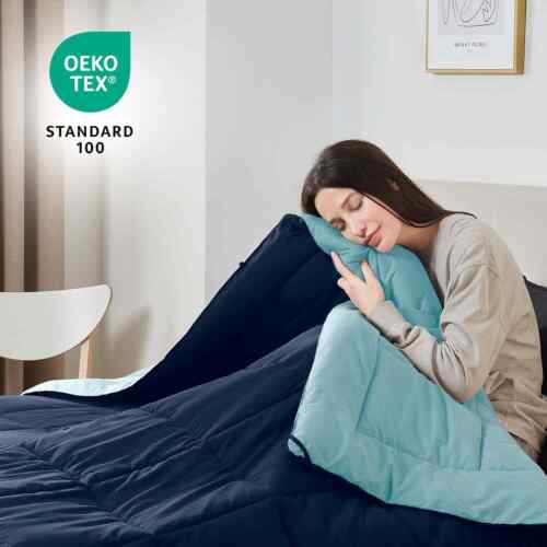 Quilted Down Alternative Comforter, Ultra Soft all season Comforter Duvet Insert - Picture 67 of 89