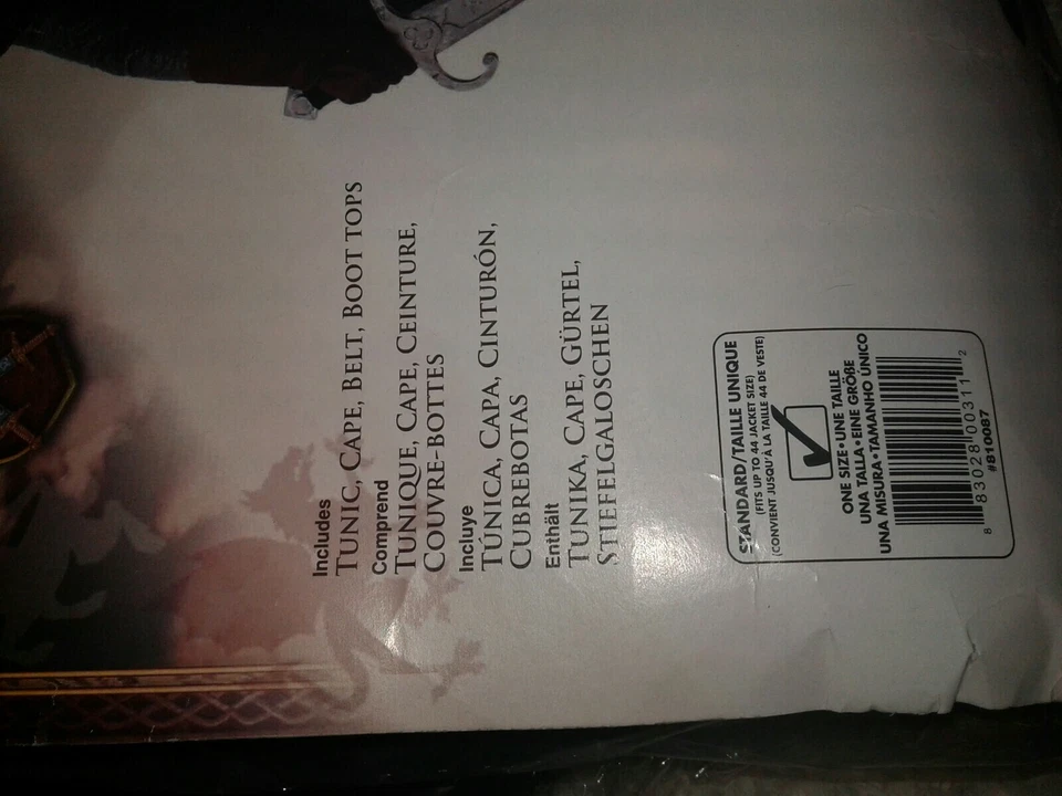 Fantasia Rubie's Masculina Deluxe Dark Prince TAM PADRÃO NOVA - Imagem 4 de 4