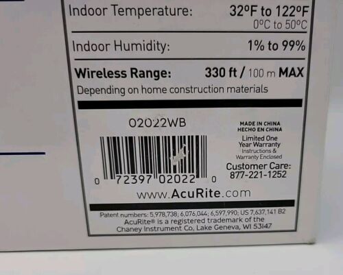 Acurite Weather Station With Color Display 02022WB - Picture 4 of 6
