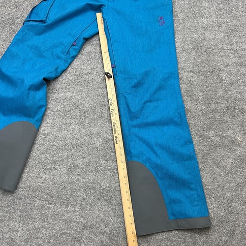 Mountain HardWear Dry Q Elite Ski Snowboard Snow Pants Nylon Women's S Blue - Picture 13 of 14