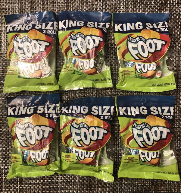 Fruit By the Foot King Size Cherry & Orange 12 Rolls Pre Production