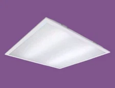 Metalux Gpt Series Prismatic LED Panel Light 27W 2 ft X 2 ft 3500 L 22 GPT3040R