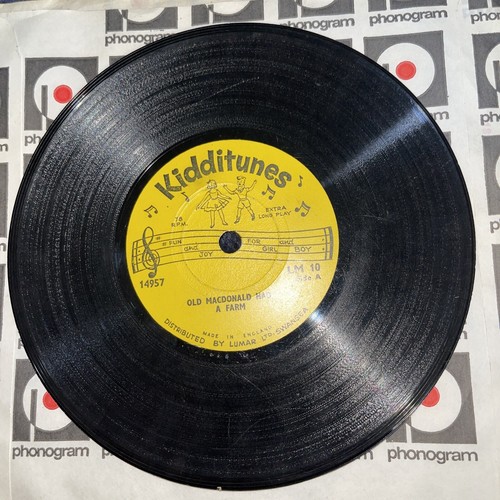 my bonnie lies over kidditunes 6”, good condition