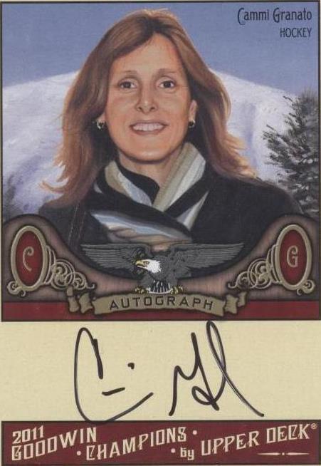 2011 Upper Deck Goodwin Champions - Cammi Granato #A-CG - 1 of 1