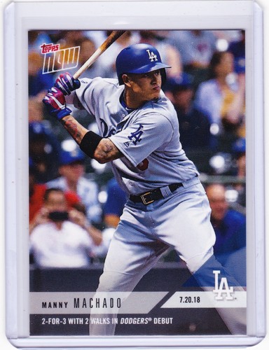 2018 Topps Now 476 Manny Machado